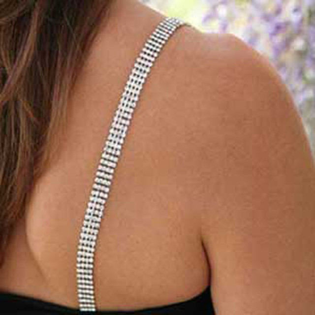 Accessories Rhinestone Bra, Straps Bra Rhinestone